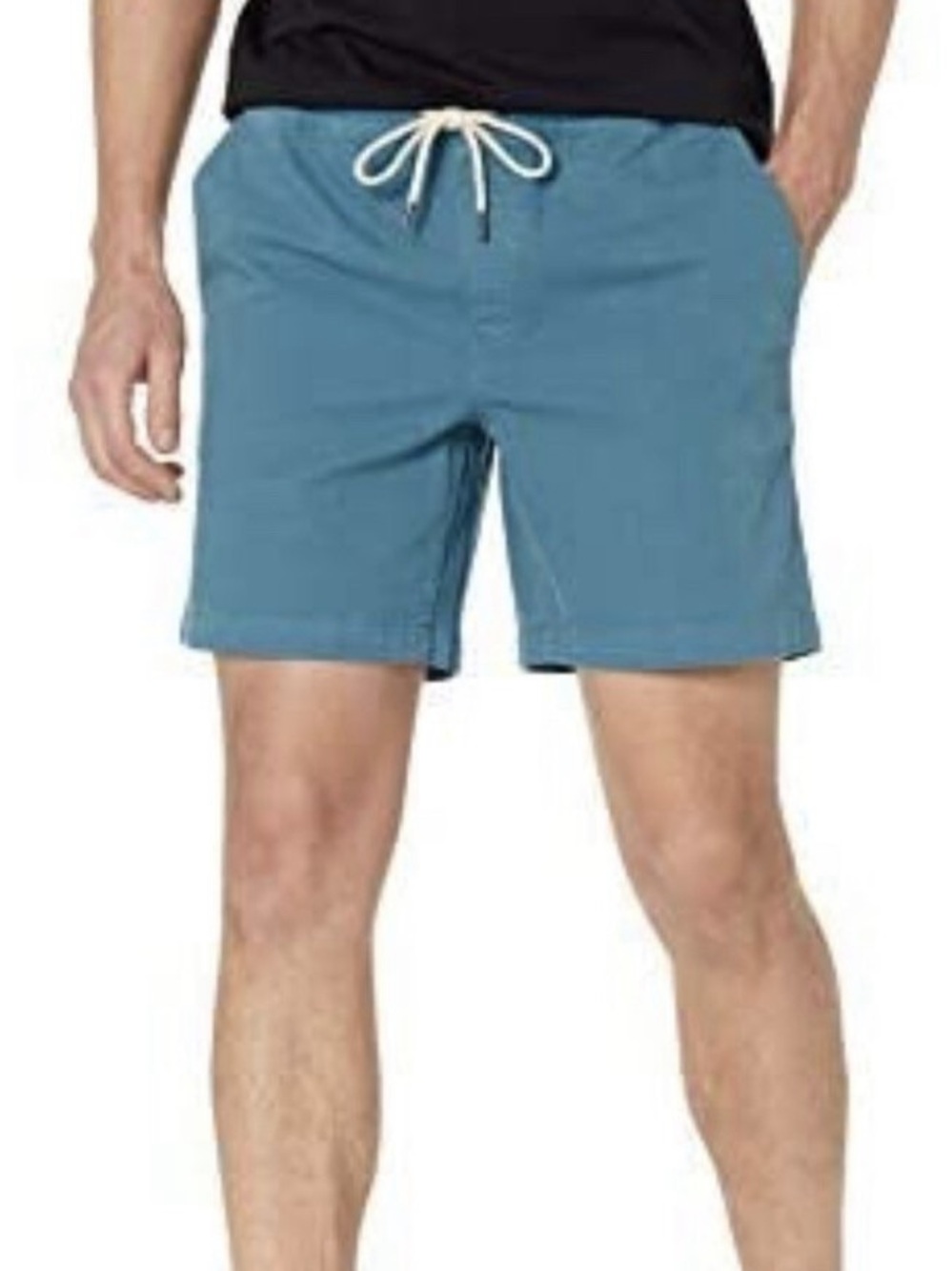 Goodthreads Teal Drawstring Flat Front Shorts